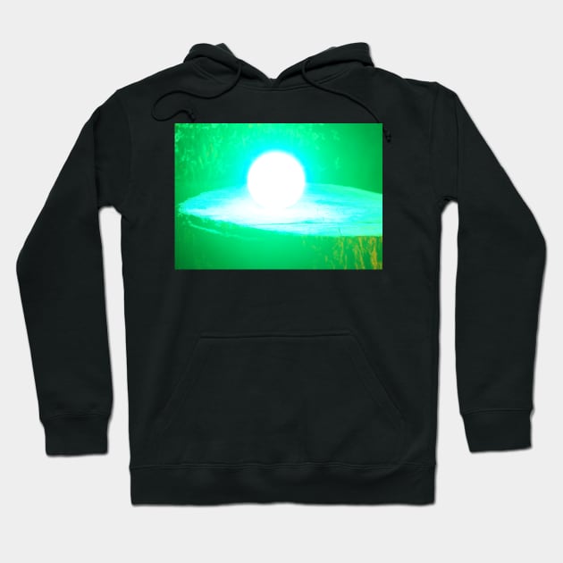 Enchanted Glowing Green Sphere Hoodie by 1Redbublppasswo